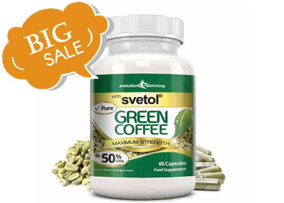 Pure Svetol Green Coffee Bean with 50% CGA Discount Offer